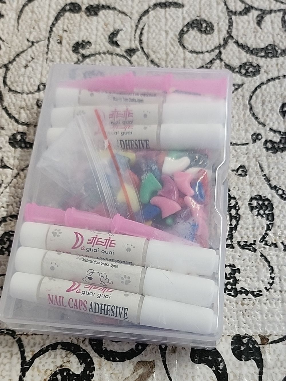 Pet Nail Caps Adhesive Kit